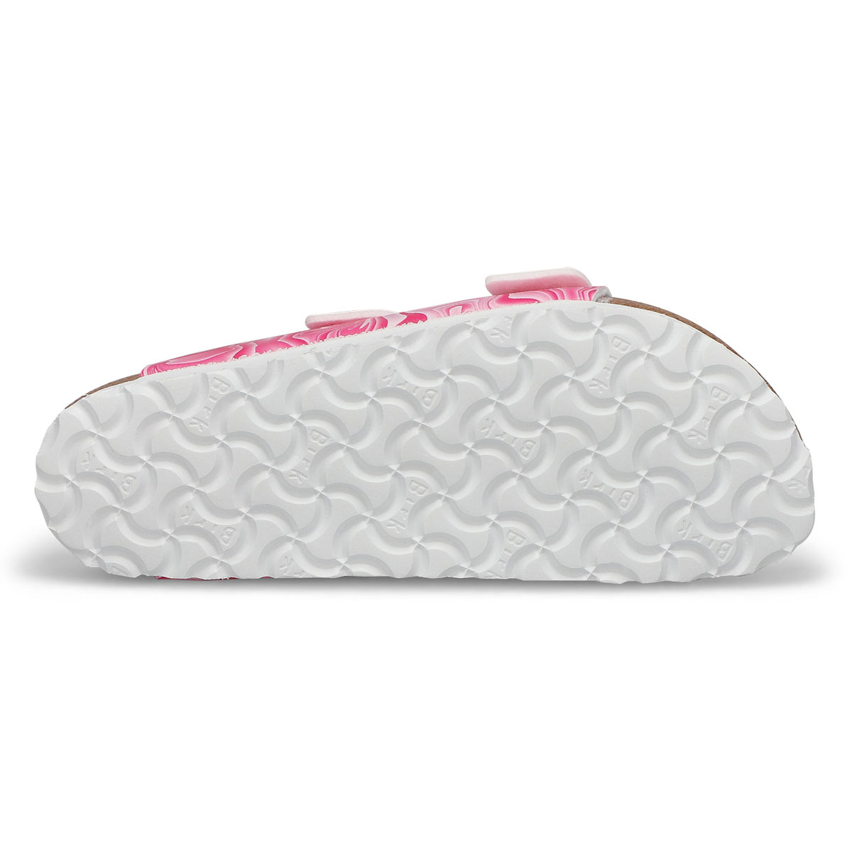 Women's Arizona Birko-Flor Narrow Sandal - Pink/White