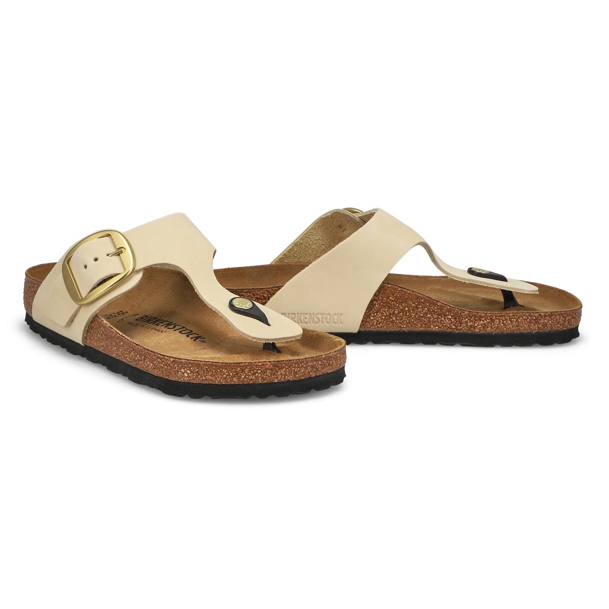 Women's Gizeh Big Buckle Thong Sandal - Ecru