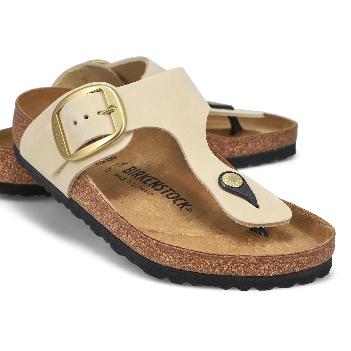 Women's Gizeh Big Buckle Thong Sandal - Ecru