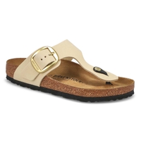 Women's Gizeh Big Buckle Thong Sandal - Ecru