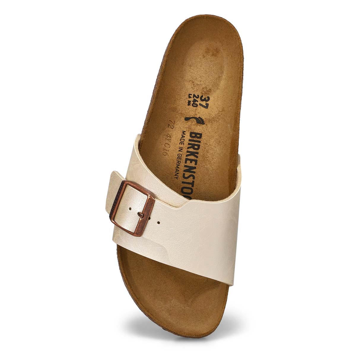 Women's  Catalina Birko-Flor Narrow Sandal - Graceful Pearl White