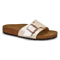 Women's  Catalina Birko-Flor Narrow Sandal - Graceful Pearl White