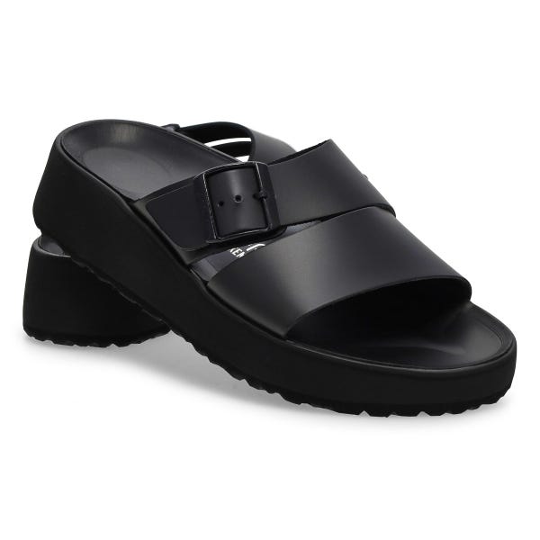 Women's Almina Platform Narrow Wedge Sandal - Black/Black