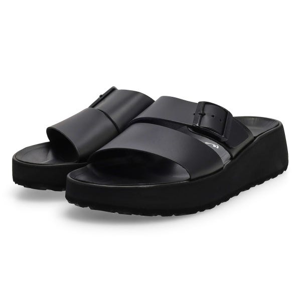 Women's Almina Platform Narrow Wedge Sandal - Black/Black