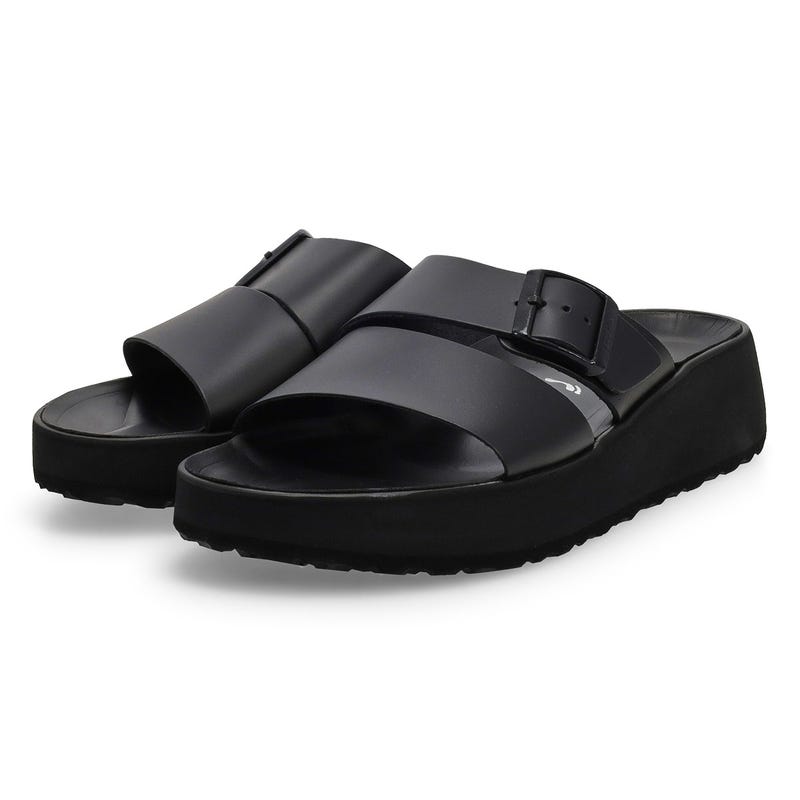 Women's Almina Platform Narrow Wedge Sandal - Black/Black