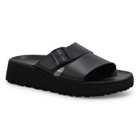 Women's Almina Platform Narrow Wedge Sandal - Black/Black