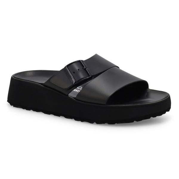 Women's Almina Platform Narrow Wedge Sandal - Black/Black