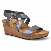 Women's Soley Narrow Wedge Sandal - Black