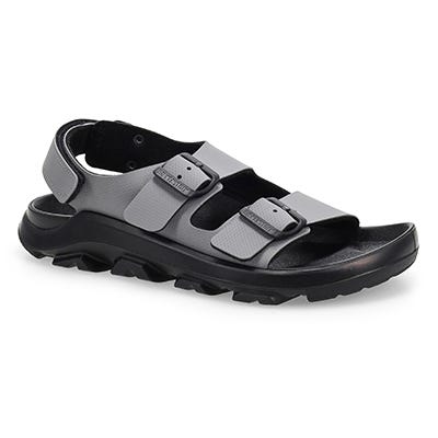 Sandale en Birko-Flor MOGAMI TERRA, gris baleine, femmes