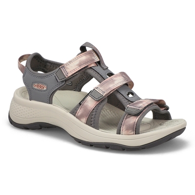 Lds Astoria West Open Toe Sport Sandal - Fawn