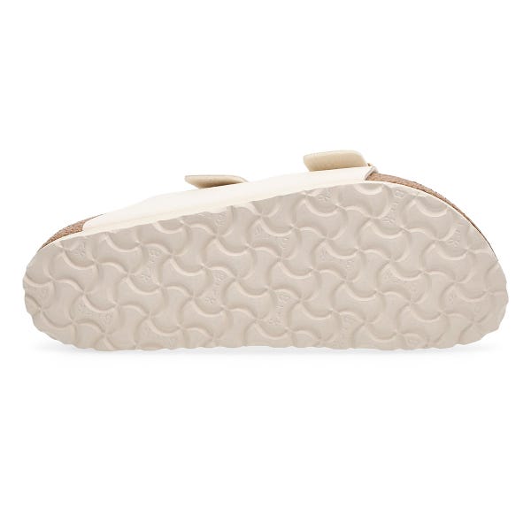 Women's Arizona 2-Strap Birko-Flor Narrow Sandal - Eggshell