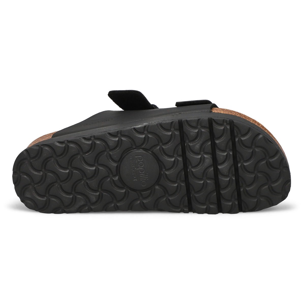 Sandale étroite ARIZONA 2-STRAP PLATFORM, noir, femmes