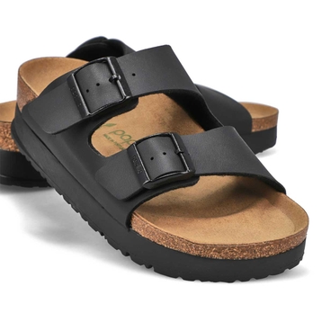 Woemn's Arizona Birko-Flor 2-Strap Vegan Platform 