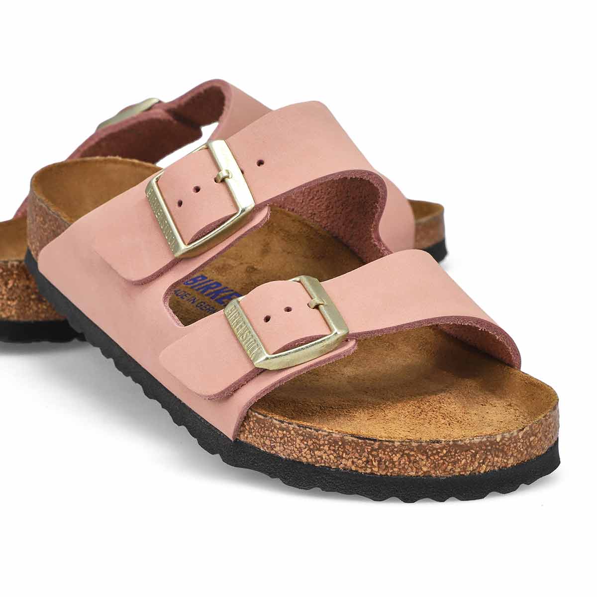 Women's Arizona Soft Footbed 2 Strap Sandal - Pink Nubuck