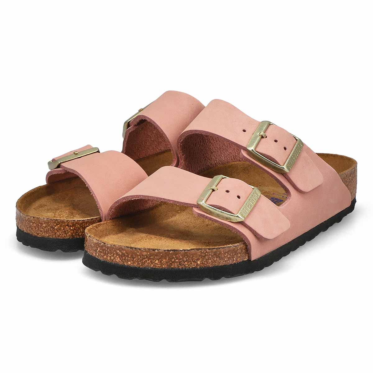 Women's Arizona Soft Footbed 2 Strap Sandal - Pink Nubuck