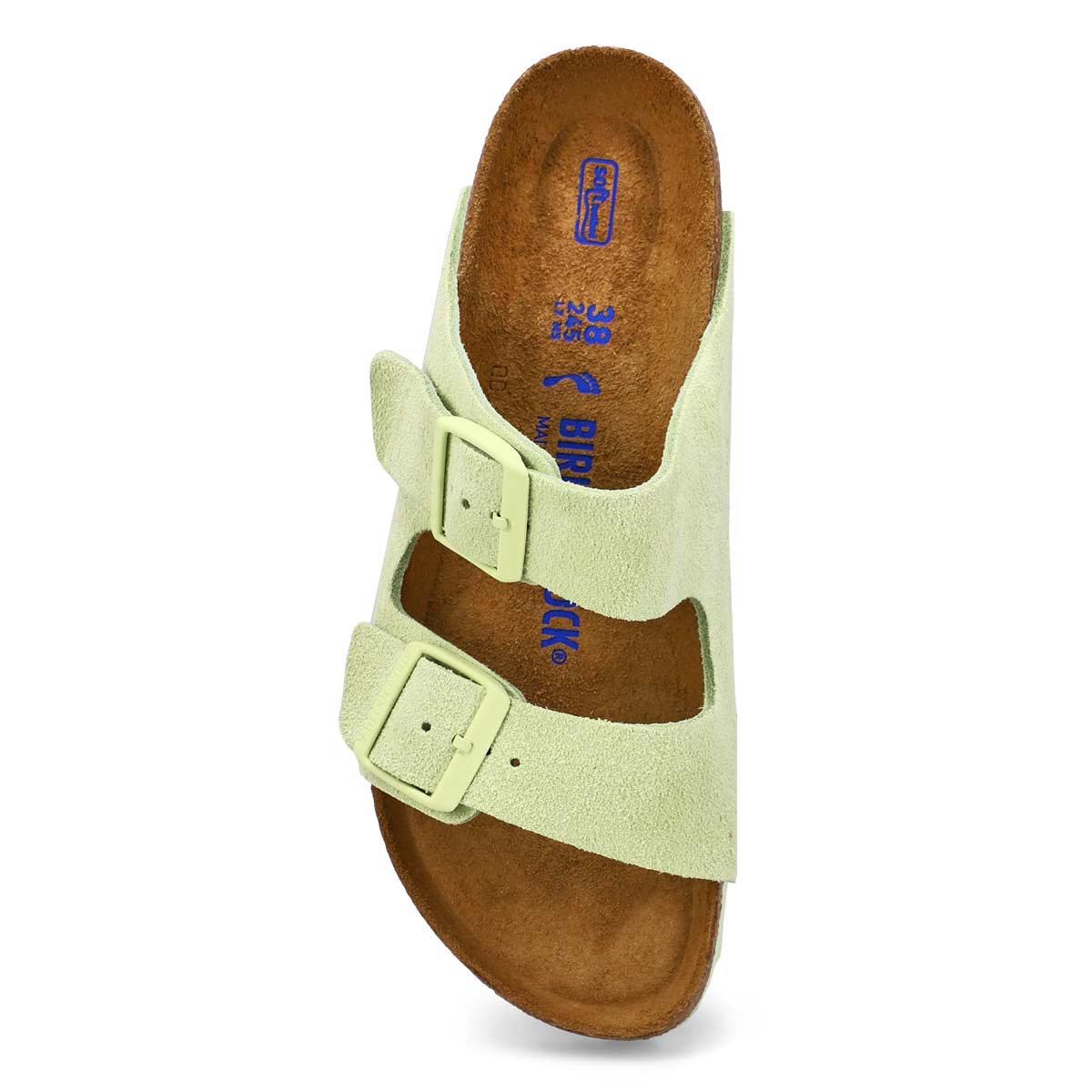 Women's Arizona SF 2 Strap Narrow Sandal - Faded Lime