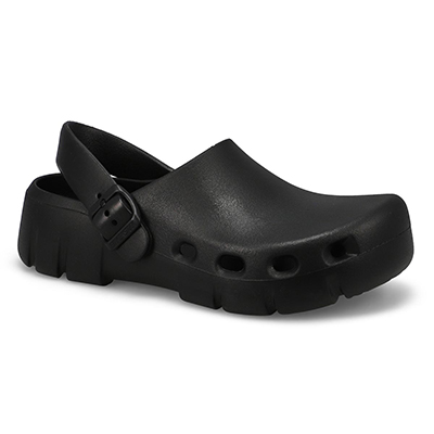 Lds Birki Flow EVA Casual Clog - Black