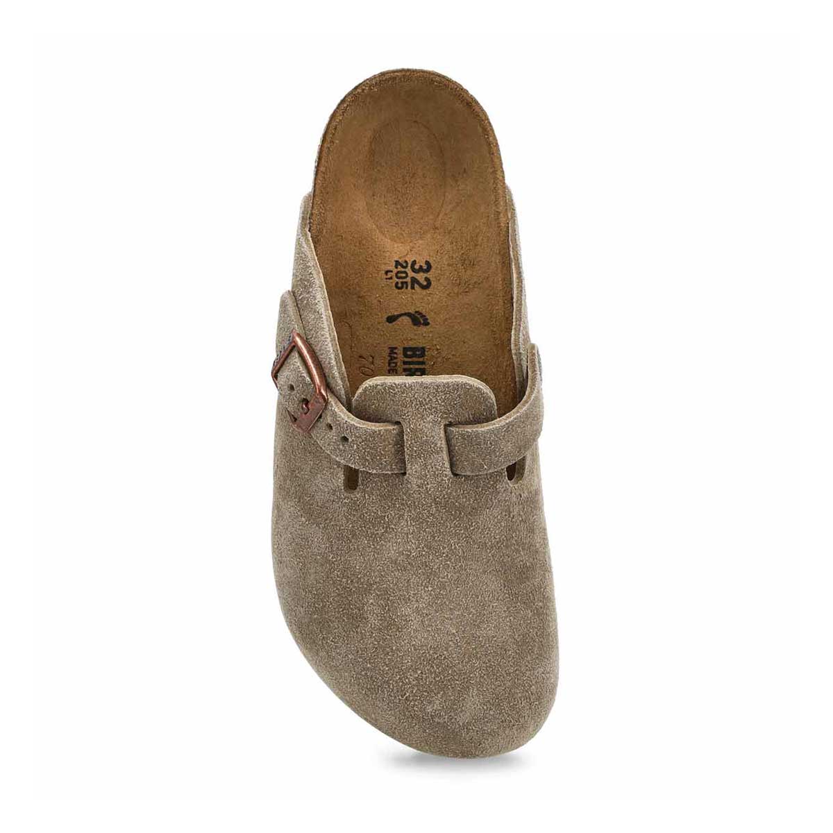 Sabot dcontract en sude BOSTON, taupe, enfants