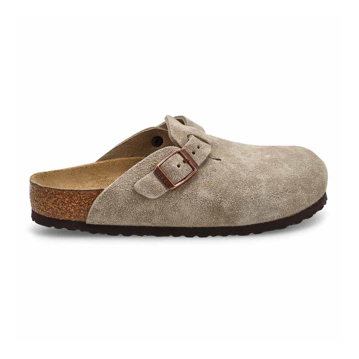 Sabot dcontract en sude BOSTON, taupe, enfants