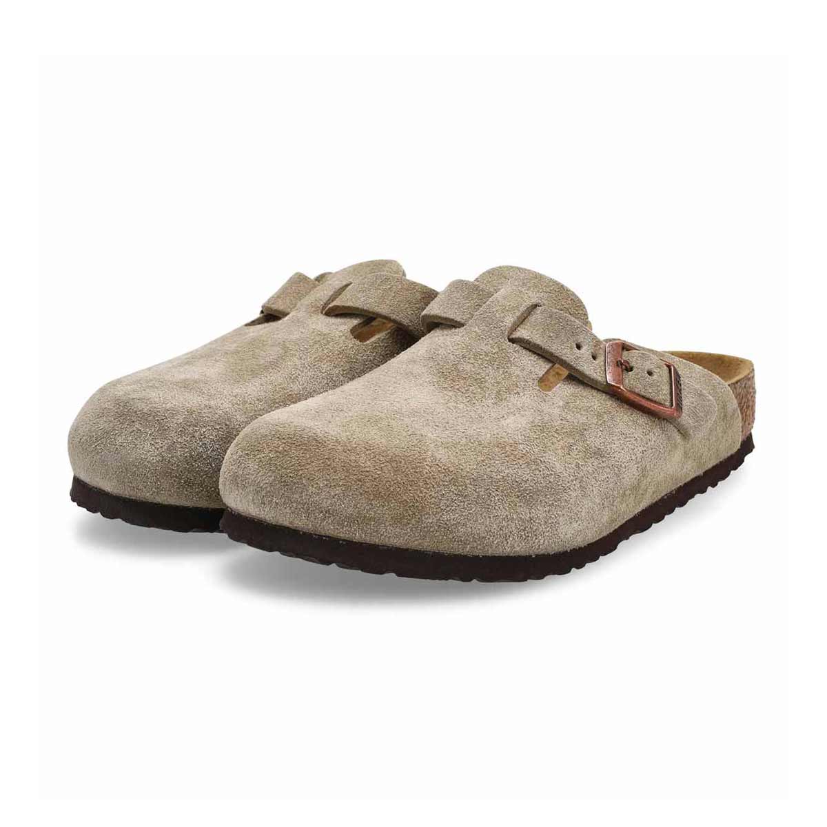Sabot dcontract en sude BOSTON, taupe, enfants