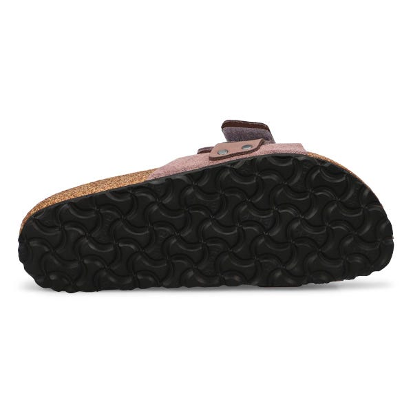 Sandales étroites à assise plantaire en liège OITA, violet délavé, femmes