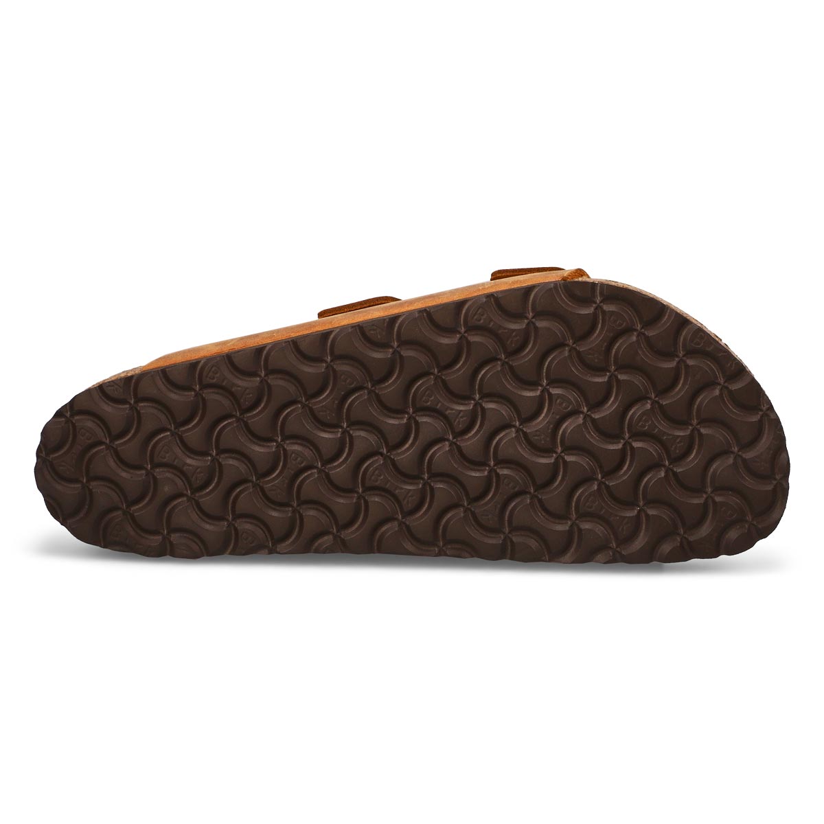 Men's Arizona Oiled Leather 2 Strap Sandal - Cognac