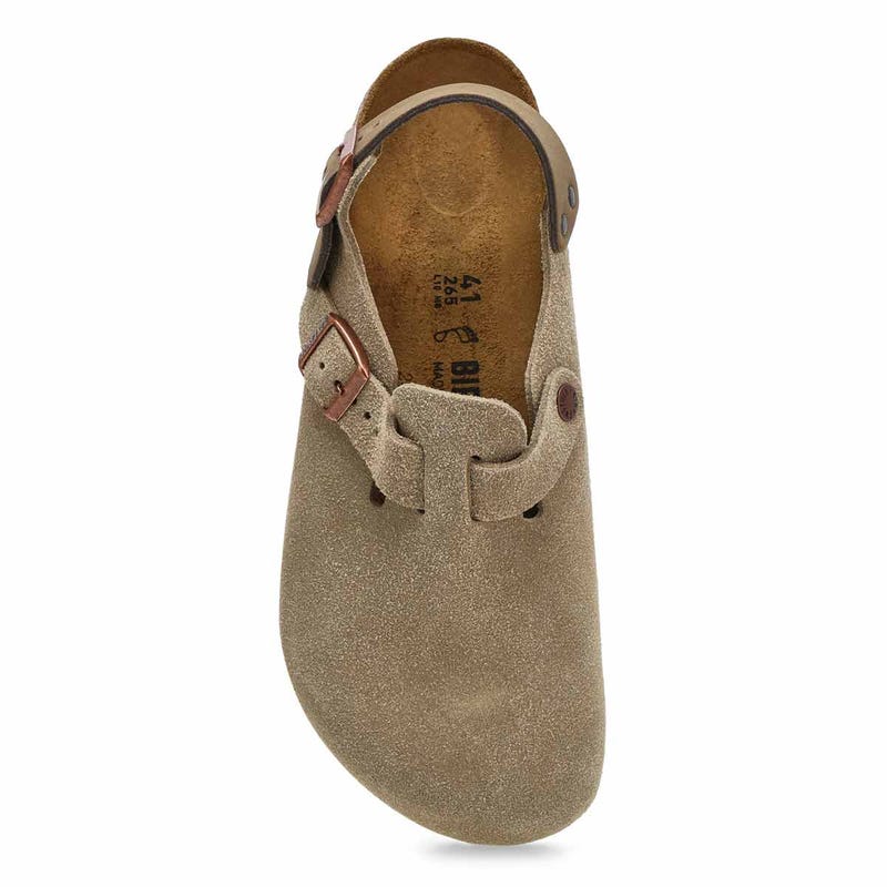 Men's Tokyo Suede Casual Clog - Taupe