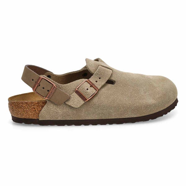 Men's Tokyo Suede Casual Clog - Taupe
