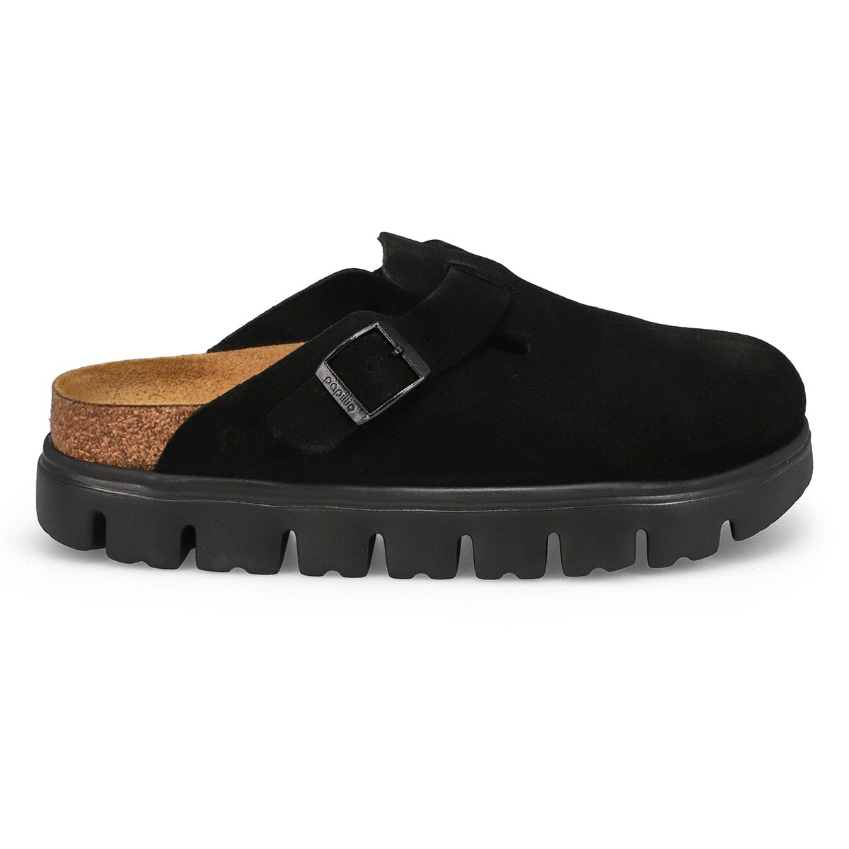Women s Boston Chunky Platform Narrow Clog Black