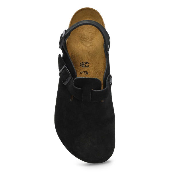 Men's Tokio Suede Casual Clog - Black