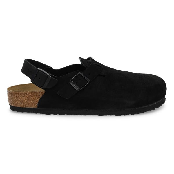 Men's Tokio Suede Casual Clog - Black