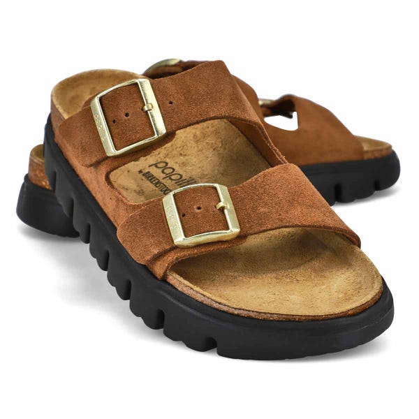 Women's Arizona Chunky Platform Narrow Sandal - Dark Tea