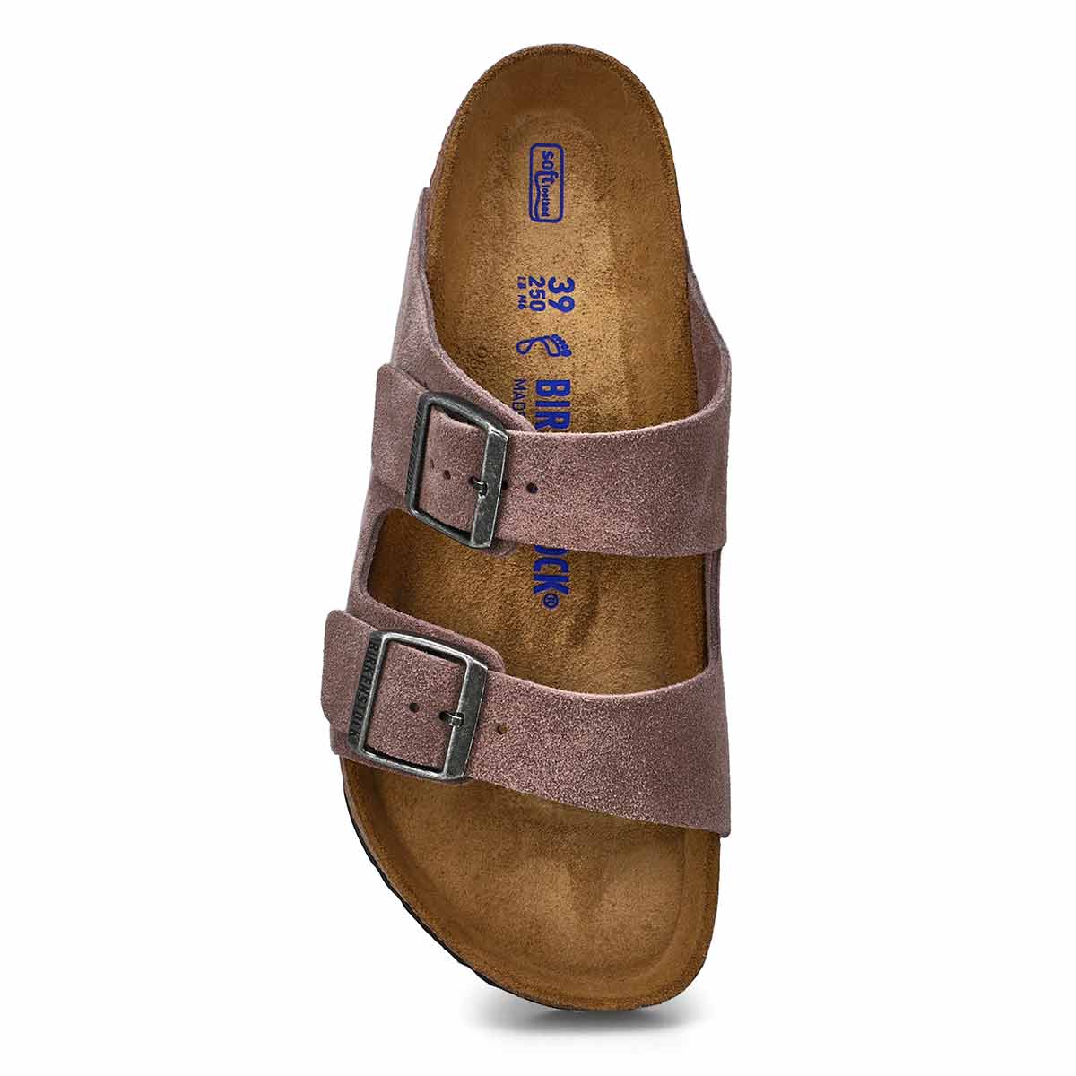 Women's Arizona Soft Footbed 2-Strap Sandal - Faded Purple