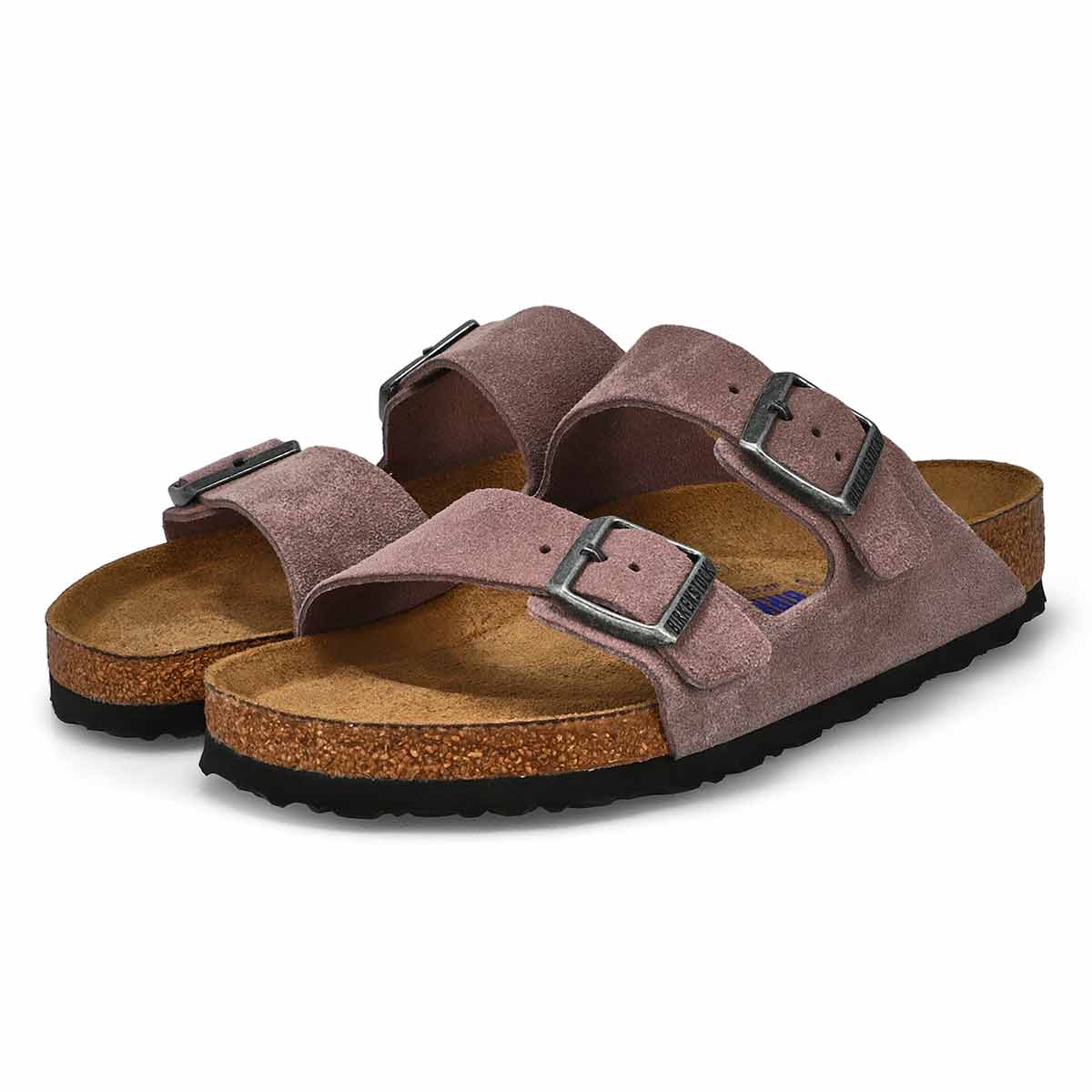 Women's Arizona Soft Footbed 2-Strap Sandal - Faded Purple