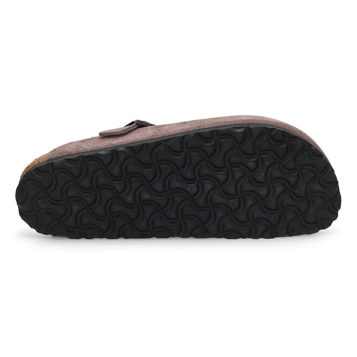 Sabot étroit en suède à assise souple BOSTON, violet délavé, femmes