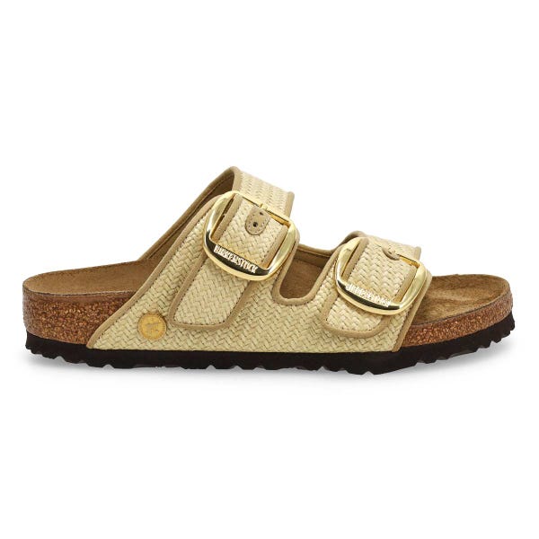 Women's Arizona Big Buckle 2 Strap Narrow Sandal -