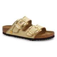 Women's Arizona Big Buckle 2 Strap Narrow Sandal -