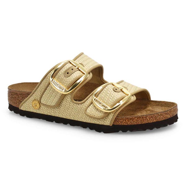 Women's Arizona Big Buckle 2 Strap Narrow Sandal -