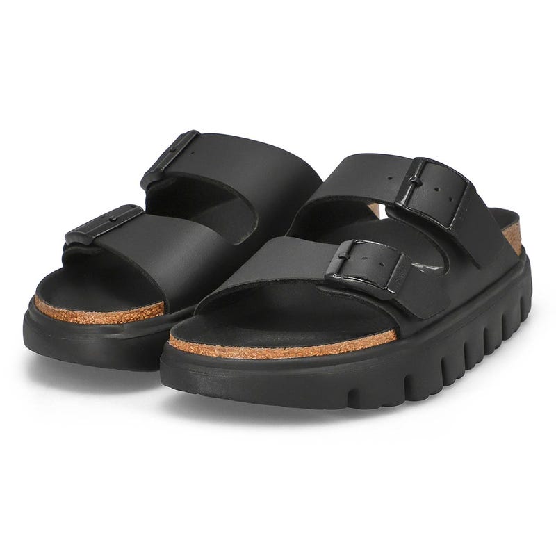 Women's Arizona Chunky Platform Birko-Flor Narrow Sandal - Black