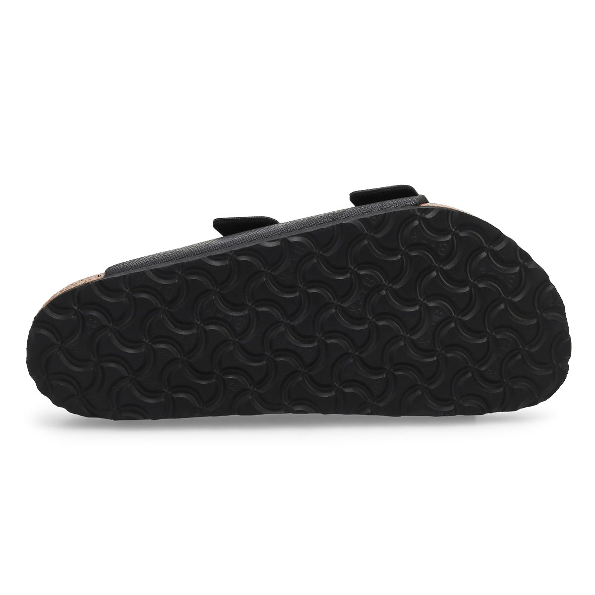 Women's Arizona 2-Strap Birko-Flor Sandal - Saffiano Black