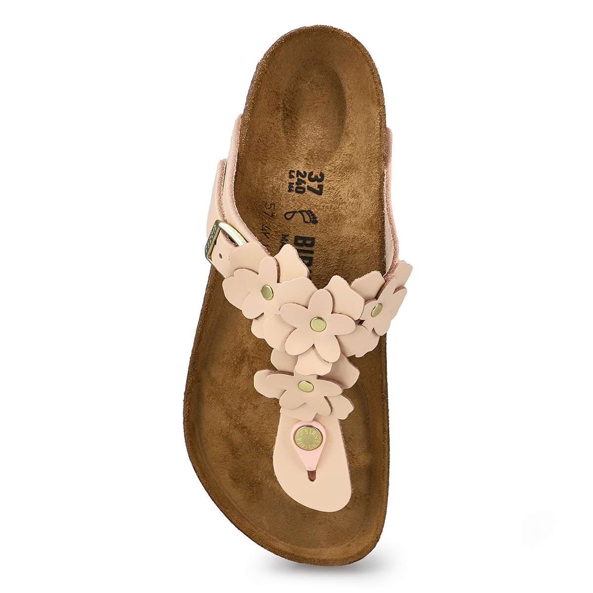 Women's  Gizeh Flowers Soft Footbed Thong Sandal - Light Rose