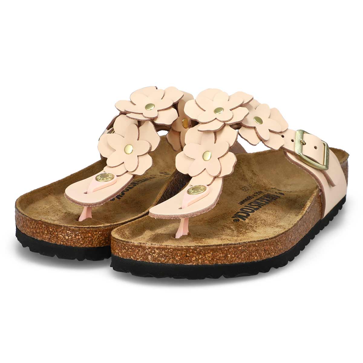 Women's  Gizeh Flowers Soft Footbed Thong Sandal - Light Rose