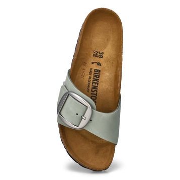 Women's  Madrid Big Buckle Leather 1 Strap Narrow 