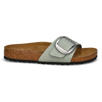 Women's  Madrid Big Buckle Leather 1 Strap Narrow 