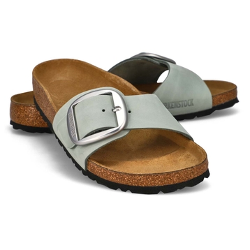 Women's  Madrid Big Buckle Leather 1 Strap Narrow 