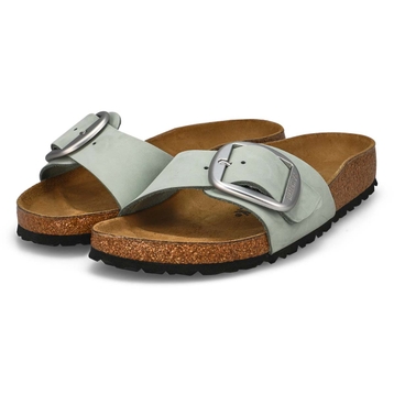 Women's  Madrid Big Buckle Leather 1 Strap Narrow 