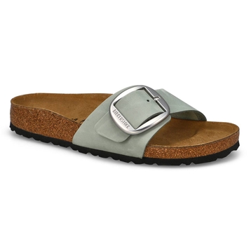 Women's  Madrid Big Buckle Leather 1 Strap Narrow 