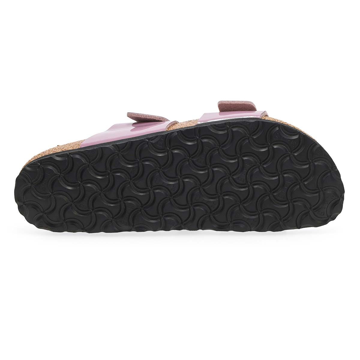 Sandale  2 brides en Birko-Flor SYDNEY LUXE, viol