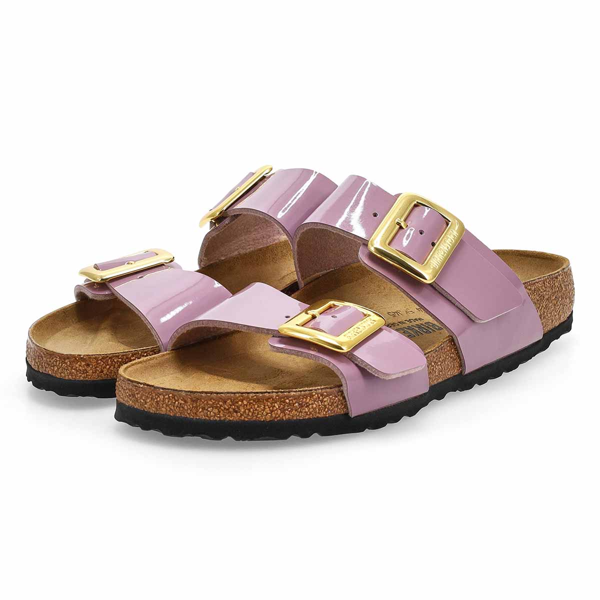 Sandale  2 brides en Birko-Flor SYDNEY LUXE, viol