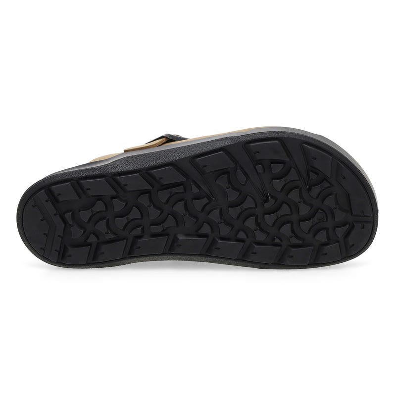 Sabot décontracté en cuir huilé BOSTON RUGGED, tabac, hommes